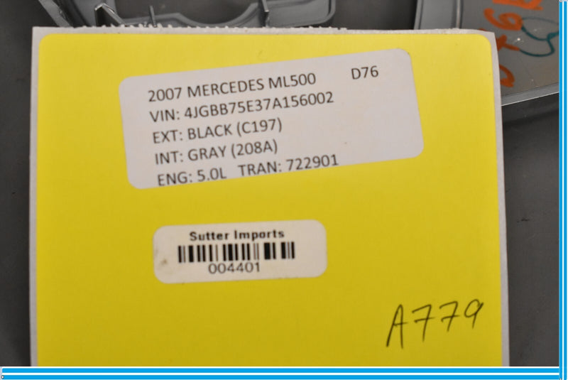 Load image into Gallery viewer, 06-12 Mercedes ML350 ML500 GL450 Front Right Seat Control Switch Trim Oem
