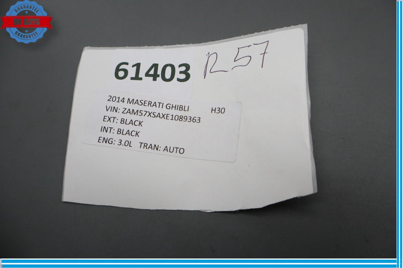 Load image into Gallery viewer, 14-17 Maserati Ghibli Front Right Side Center Console Cover Panel Trim Oem

