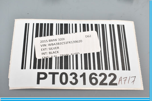 12-16 BMW F30 320i 328i 335i Rear Passenger Side Trunk Lid Hinge Cover Cap Oem