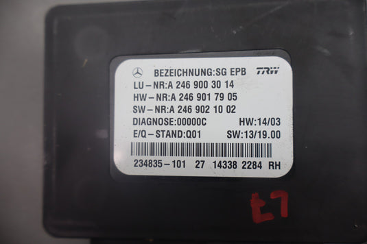 05-20 Mercedes GL450 ML350 SL550 Hand Parking Brake Control Module ECU Oem