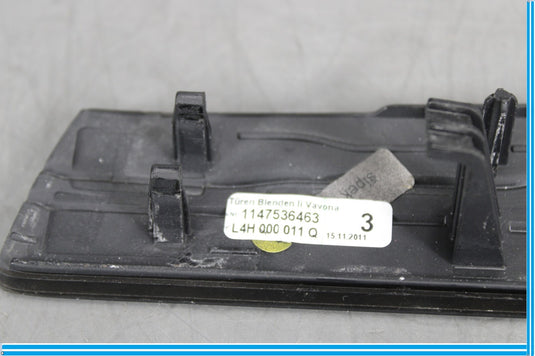 11-18 Audi A8 Quattro Rear Left Driver Side Door Panel Trim Wood Cover Oem