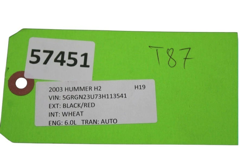 Load image into Gallery viewer, 03-07 HUMMER H2 Rear Left Driver Side C Pillar Trim Cover Panel 067347187 OEM
