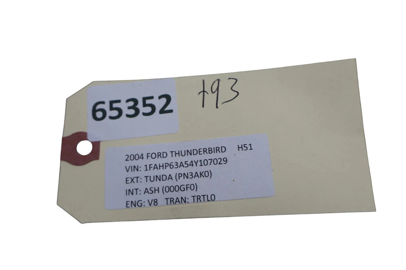 Load image into Gallery viewer, 02-05 Ford Thunderbird Left Lower Door Well Seal Scuff Step Plate Panel Trim OEM
