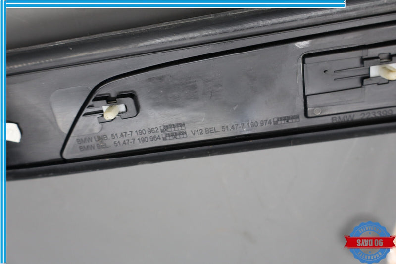 Load image into Gallery viewer, 09-15 BMW 740i 750Li xDrive Rear Right Door Sill Scuff Plate Trim Cover Oem
