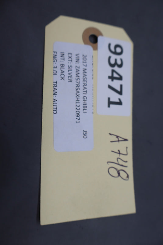 14-21 Maserati Ghibli M157 Front Right Passenger Side Exterior Door Handle Oem