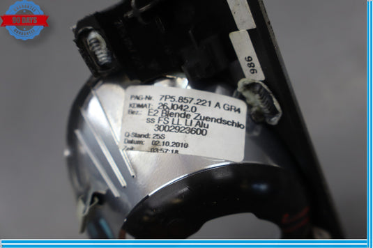 11-18 Porsche Cayenne 958 Hybrid S Dashboard Ignition Switch Cover Trim Oem