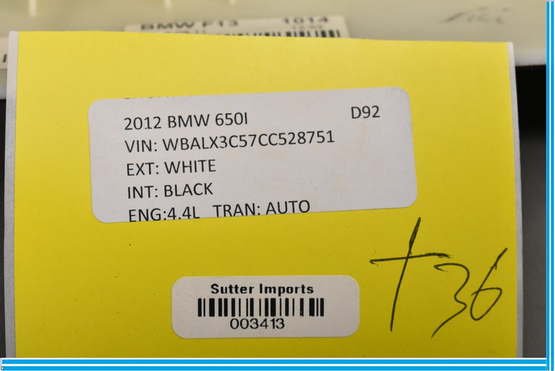 Load image into Gallery viewer, 12-18 BMW 650i 640i F12 Front Left Driver Side A Pillar Cover Trim Panel Oem
