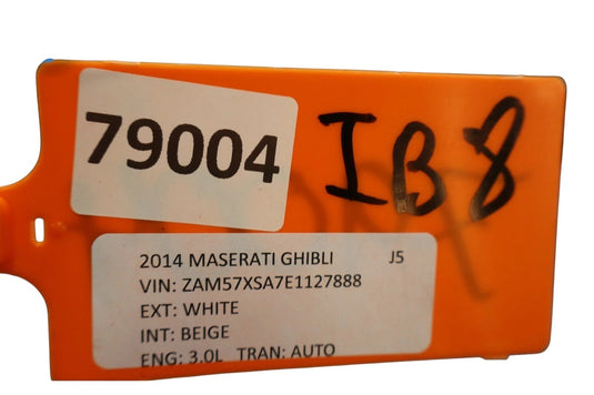 14-17 Maserati Ghibli M157 Front Third Load Path Rail Bar Subframe 670009989 Oem