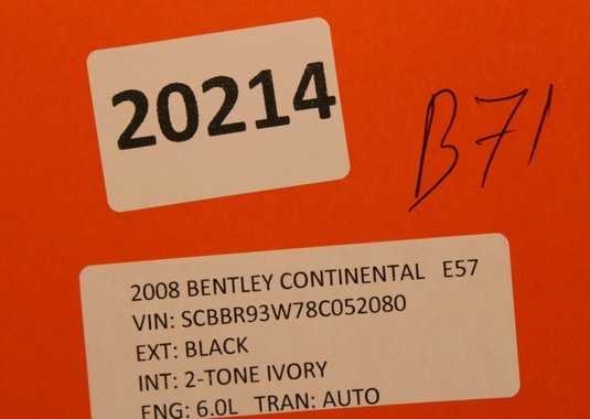 06-13 Bentley Continental Flying Spur Rear Center Seat Belt Seatbelt Buckle Oem