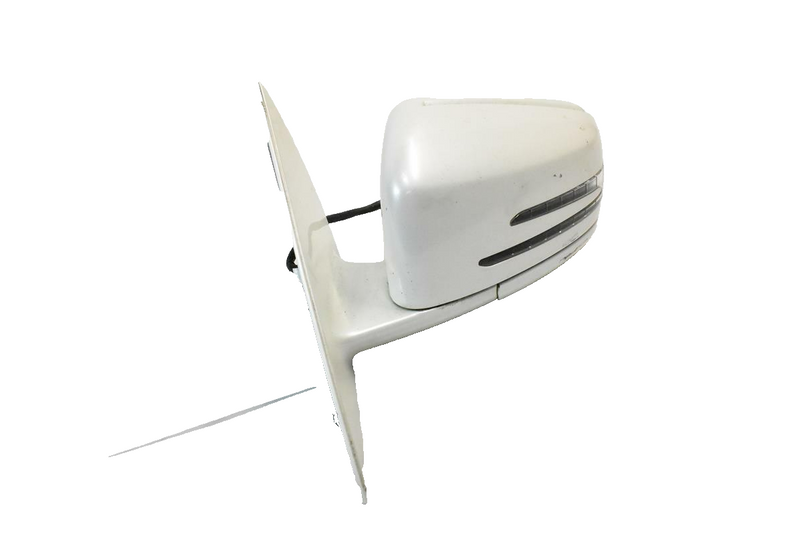 Load image into Gallery viewer, 10-13 Mercedes W221 S400 Front Left Driver Side Door Mirror Rear View White OEM
