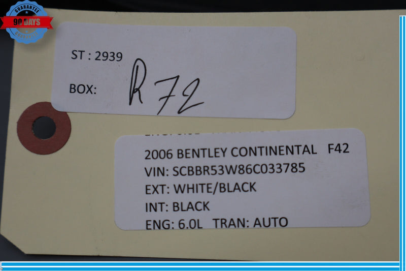 Load image into Gallery viewer, 03-12 Bentley Continental  GTC Flying Spur Top Center Engine Cover Plate Oem
