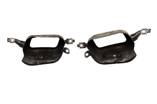09-15 BMW 740i 750Li xDrive Rear Right & Left Side Exhaust Muffler Tip Set Oem