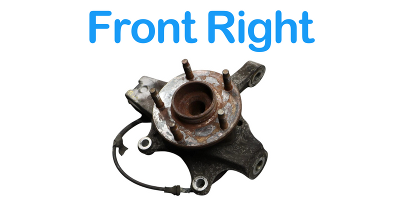 Load image into Gallery viewer, 04-13 Cadillac XLR Front Right Passenger Side Steering Spindle Wheel Knuckle Oem
