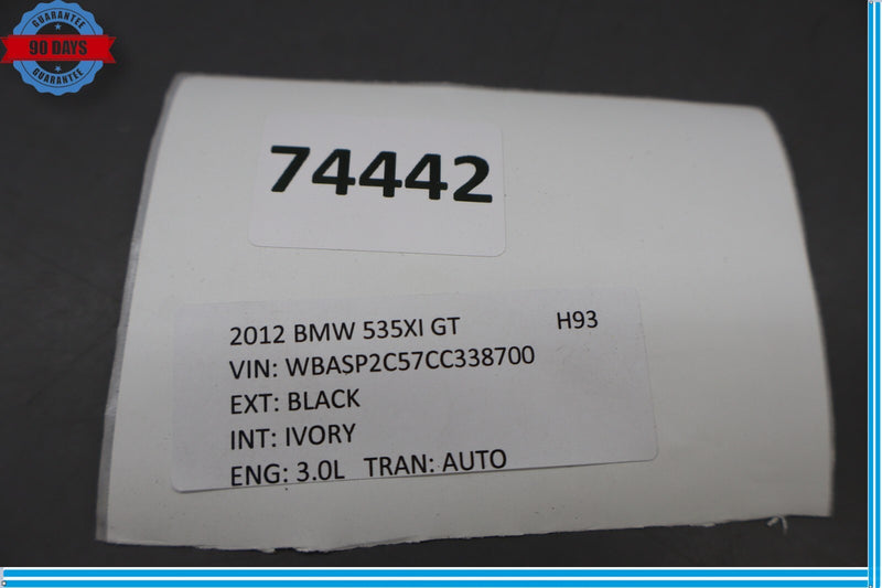 Load image into Gallery viewer, 10-17 BMW 535i GT xDrive Rear Left Driver Side Quarter Window Glass Oem
