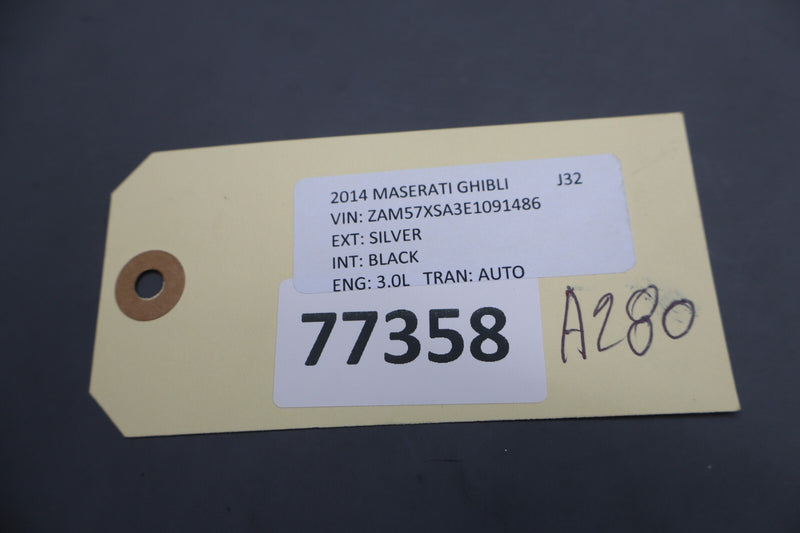 Load image into Gallery viewer, 14-22 Maserati Ghibli M156 M157 S Rear Left Side Seat Belt Buckle Oem
