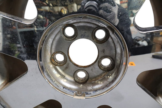 02-03 Ford Thunderbird 17" Alloy Wheel Chrome Rim 7 Spoke 17x7.5J 1W631007CB Oem
