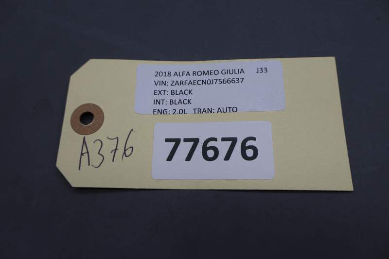 Load image into Gallery viewer, 17-23 Alfa Romeo Giulia Trunk Deck Lid Rear View Camera Bezel &amp; Switch Oem
