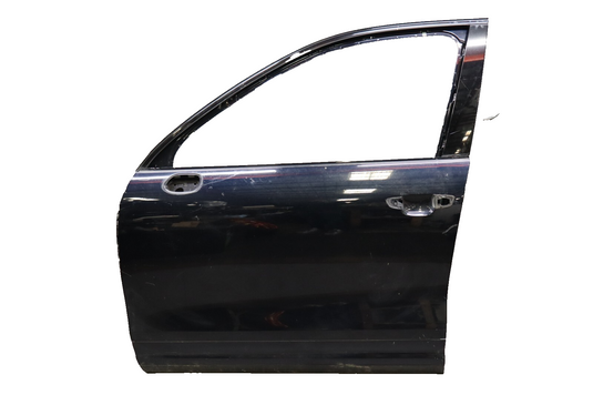 11-18 Porsche Cayenne 958 Front Left Driver Side Exterior Door Shell Blue OEM