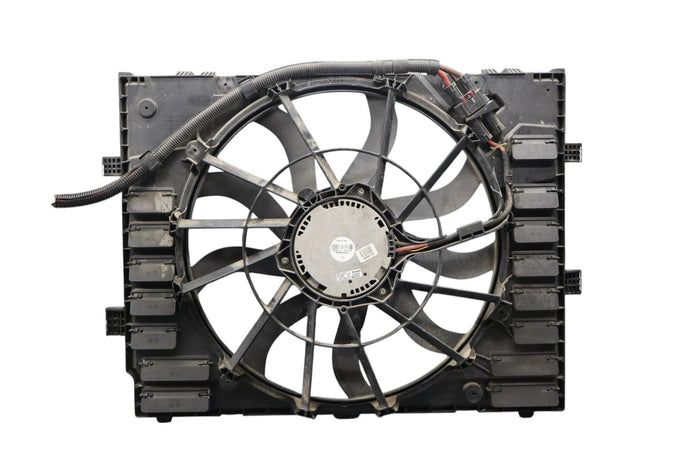 11-17 Volkswagen VW Touareg Radiator Cooling Fan Shroud Assembly Oem