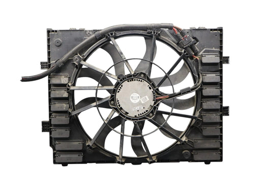 11-17 Volkswagen VW Touareg Radiator Cooling Fan Shroud Assembly Oem