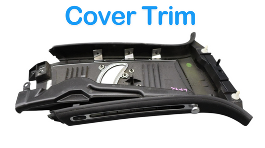 06-12 Bentley Continental Flying Spur Left Driver Side B-Pillar Cover Trim OEM