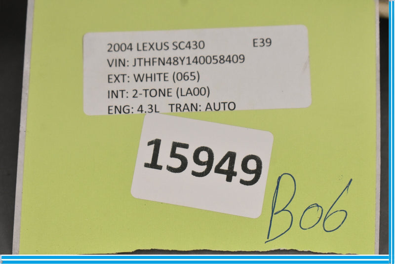 Load image into Gallery viewer, 02-10 Lexus SC430 Left Driver Side Convertible Roof  Rail Cover Trim Oem
