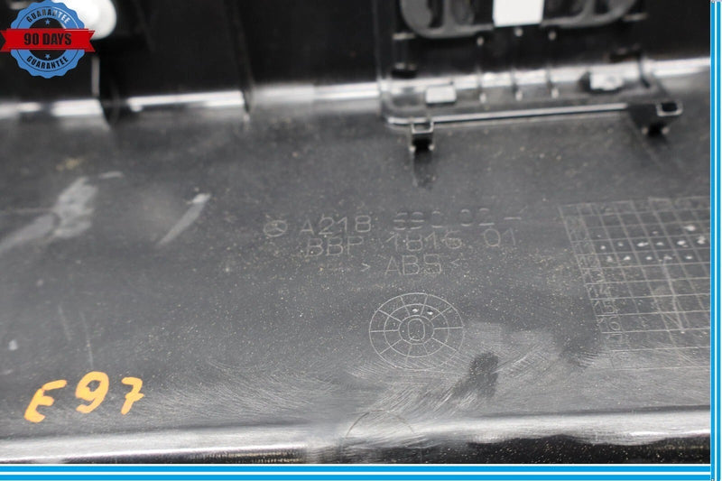 Load image into Gallery viewer, 12-18 Mercedes CLS550 CLS63 AMG Rear Trunk Latch Cover Trim Black 2186900241 Oem
