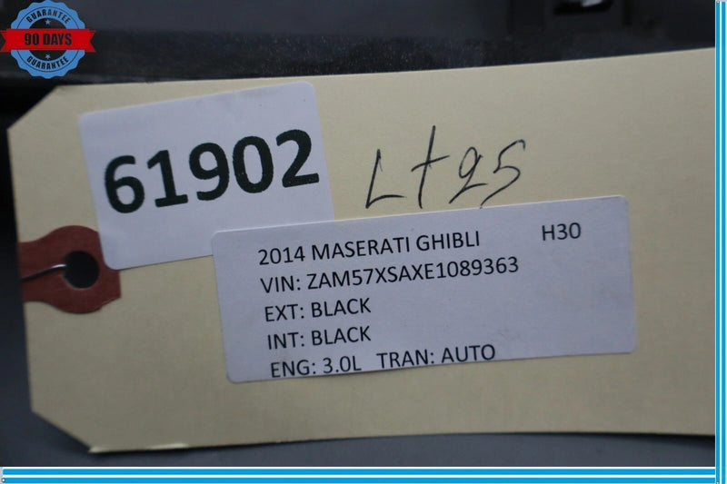 Load image into Gallery viewer, 14-19 Maserati Ghibli Rear Bumper Center Lower Molding Trim 670010777 OEM
