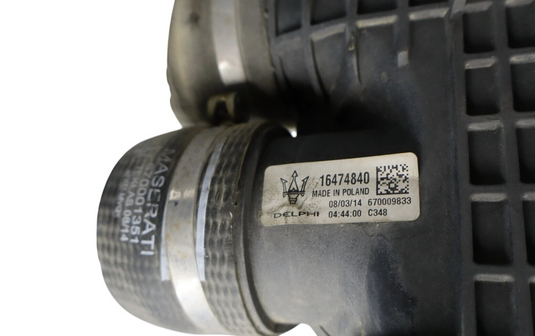 14-24 Maserati Ghibli Quattroporte Right Passenger Turbocharger Intercooler Oem