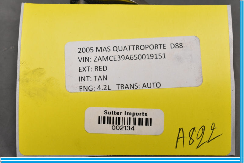 Load image into Gallery viewer, 03-12 Maserati Quattroporte M139 Air Pump Check Valve EGR Line Tube Oem
