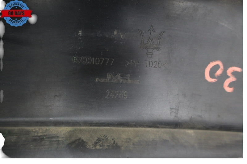 Load image into Gallery viewer, 14-19 Maserati Ghibli Rear Bumper Center Lower Molding Trim 670010777 OEM
