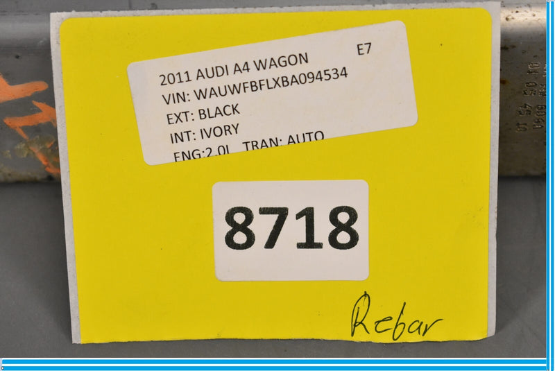 Load image into Gallery viewer, 09-16 Audi A4 Wagon Rear Left Side Bumper Shock Impact Absorber Bar Oem
