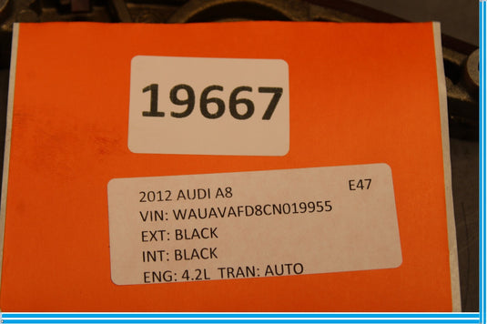 12-18 Audi A8 Quattro Left Side Engine Timing Chain Guide Rail Track Oem