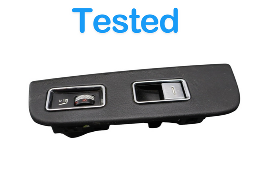 06-12 Bentley Continental Flying Spur Rear Right Window Switch W/ Trim Black OEM