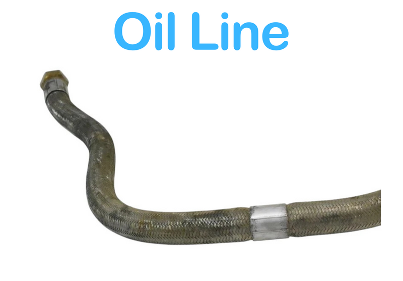 Load image into Gallery viewer, 05-07 Maserati Quattroporte Engine Heat Exchanger Oil Pump Line 196233 Oem
