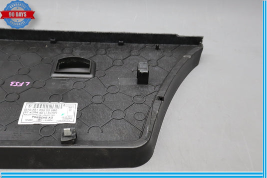 10-16 Porsche Panamera Rear Left Driver Side Trunk Floor Cover Trim Oem
