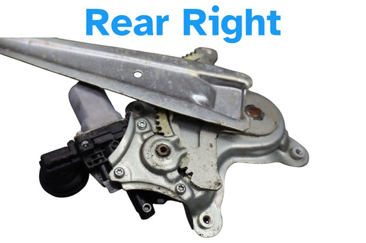 06-11 Lexus GS350 GS430 GS450h Rear Right Door Window Regulator W/ Motor Oem