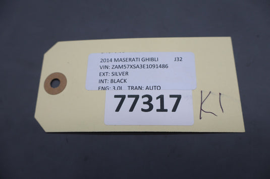 14-19 Maserati Ghibli Quattroporte Rear Left Side Door Panel Handle Cover Oem