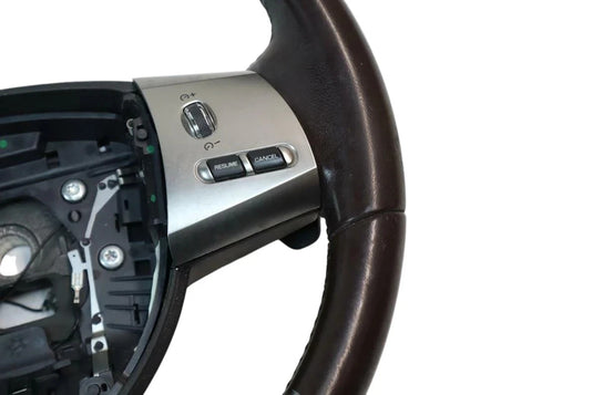09-11 Jaguar XF X250 Driver Leather Steering Wheel W/ Gear shifter pedal Oem