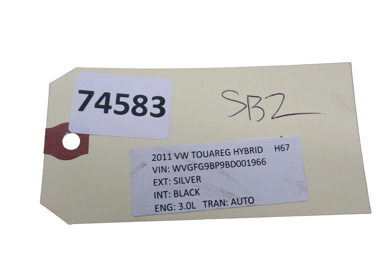 Load image into Gallery viewer, 11-17 Volkswagen Touareg VW Front Right Side Seat Backrest Trim Cover Panel OEM
