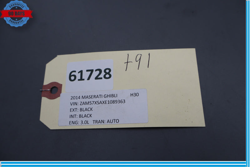 Load image into Gallery viewer, 14-22 Maserati Ghibli M157 Front Right Side Seat Switch Cover Trim Black Oem
