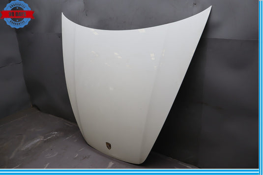 11-14 Porsche Cayenne 958 S Hood Panel Shell Assembly White Oem