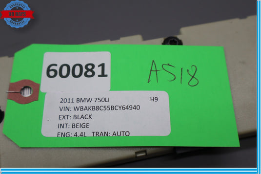 09-12 BMW 750i 750Li F01 F02 Diversity Backup Radio AM FM Antenna Signal Oem