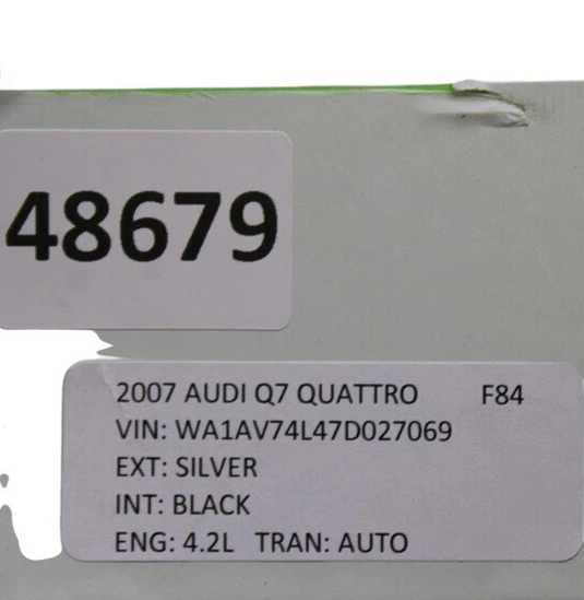 07-15 Audi Q7 Quattro Front Hood Bonnet Shell Cover Panel Assembly 4L0823029 OEM
