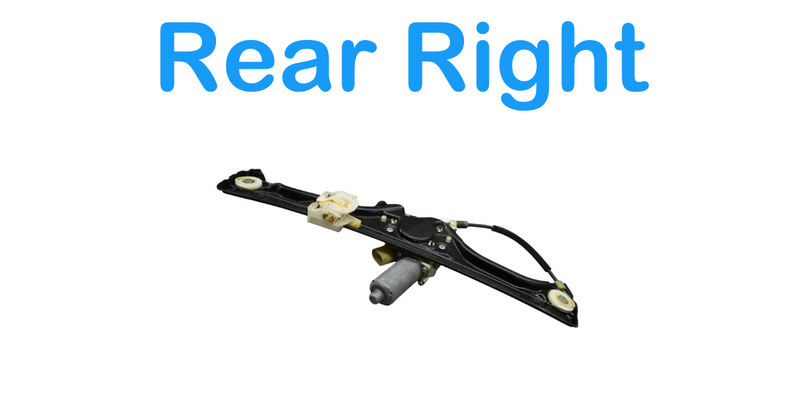 Load image into Gallery viewer, 07-13 BMW X5 E70 Rear Right Passenger Side Door Window Regulator W/Motor Oem
