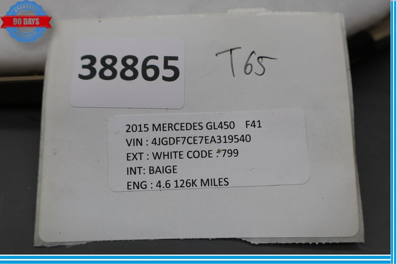 Load image into Gallery viewer, 12-19 Mercedes X166 GL450 ML350 Rear Right Side Quarter Upper D Pillar Black Oem
