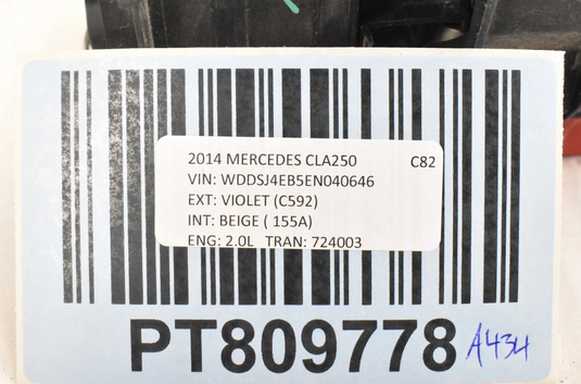 14-20 Mercedes CLA250 C117 Engine Bay Fuse Box Assembly 2469980601 Oem