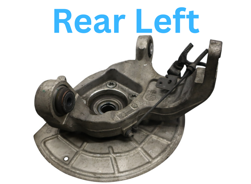 Load image into Gallery viewer, 17-23 Alfa Romeo Giulia Rear Left Driver Side Wheel Spindle Knuckle &amp; Hub Oem
