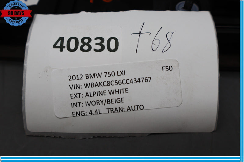 Load image into Gallery viewer, 09-15 BMW 740i 750Li xDrive Trunk Lid Grip Handle License Plate W/ Lights Oem
