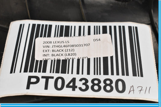 07-12 Lexus LS460  Front Lower Right Passenger Side Kick Panel Trim Cover Oem